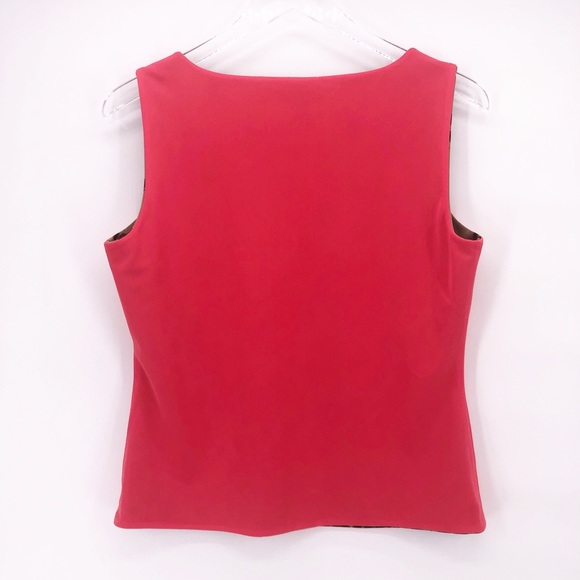 The Look Randolph Duke Reversible Leopard/Pink Top - Picture 4 of 6